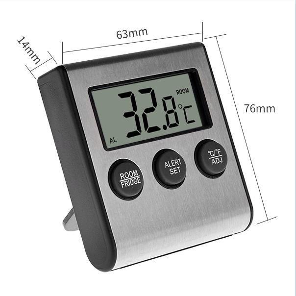 DTH-63 Digital LCD Fridge Freezer Thermometer Cold Room Temperature Gauge Monitor Refrigerator Thermometer