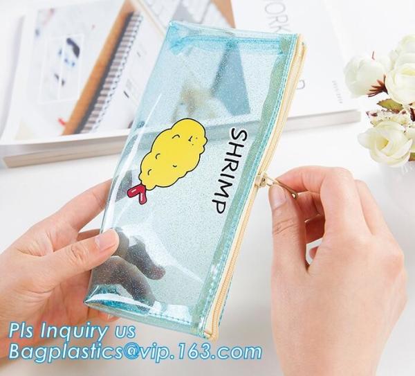 promotion zipper pencil bag, Waterproof and shockpfoof Triangular pencil bag silicone pencil bag students