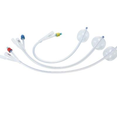 Irrigação urinária do cateter da maneira médica multicolorido do cateter 24fr 26fr 3 de Foley
