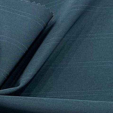 Anti Static Cationic Polyester Fabric Interlock Four Way Stretch Diagonal Stripe Fabric