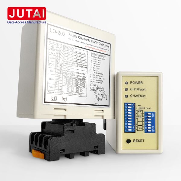 Dual Channel Vehicle Loop Detector Direction Detection For Traffic Counting LD200 LD202