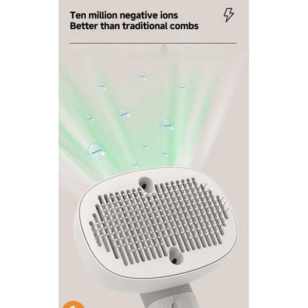 Pet Brush Cats Dogs ABS TPR Grooming Products Multifunctional Brush UV Light