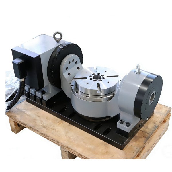 AC220V AC380V 5th Axis Rotary Table Direct Drive For CNC Machining Centers
