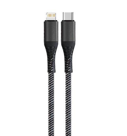 100cm Length Stylish Braided Wire Customized OEM Support Durable Nylon Aluminum Alloy Connector