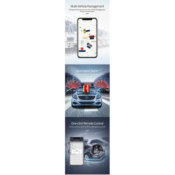 200mAh TCP Hidden Vehicle GPS Tracker GPRS MTK GSM For Car Ebike