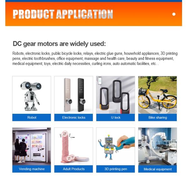 Customized DC  12v  Spur Geared Motor for Rotary Display Stand