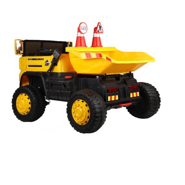 Electric Construction Truck with Remote Control and Tipping Bucket 12v