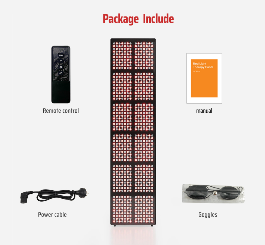 840 штук светодиодного инфракрасного устройства для полного тела для повышения сна Красное светотерапевтическое кровати с стойкой