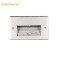 Square IP65 LED Recessed Wall Light 12V 24V Warm White LED Stair Wall Light