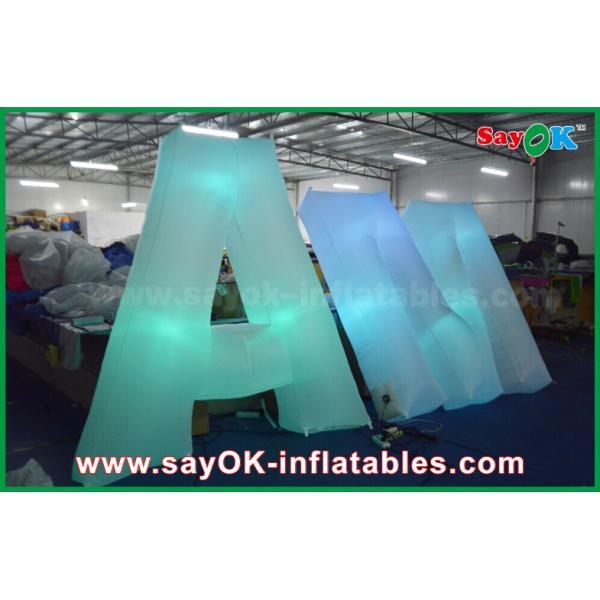 Раздувное свадьбы слов украшения письма письмо приведенное Inflable модельной гигантское со светами красочными