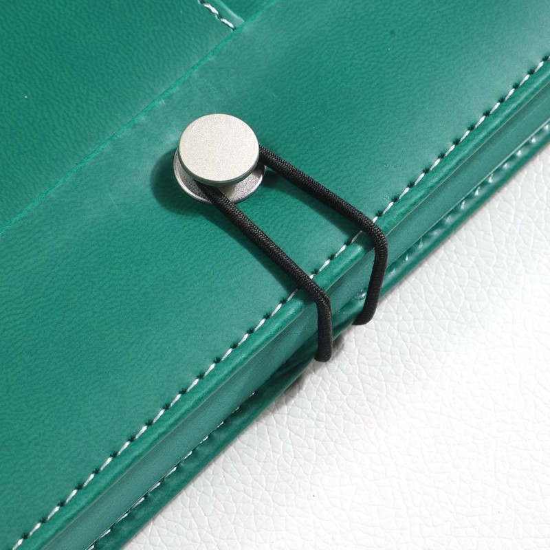 A5 Giveaway Custom Leather Notebook Executive With Elastic Band 80gsm