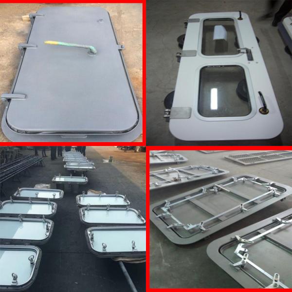 Fixed Type Steel Aluminium Porthole Windows A60 Fire Protection Class CCS Certificated