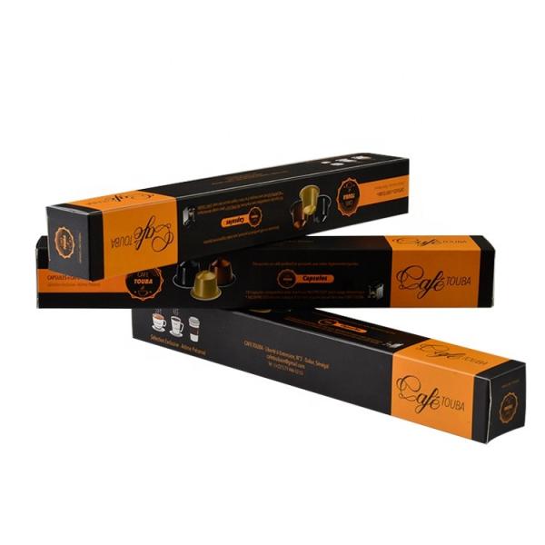 Wholesale OEM Custom Logo Printing Paper Boxes Luxury Coffee Capsule Box