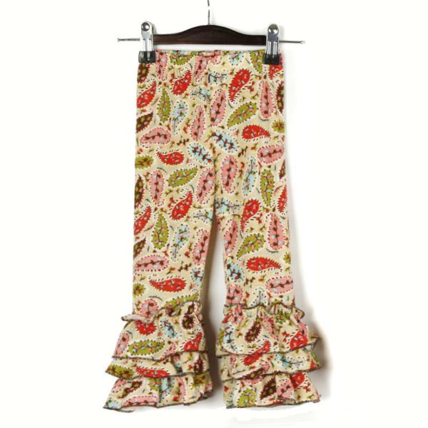 Summer Long Lace Children'S Casual Trousers Skin Friendly Floral Flare Pants Outfit