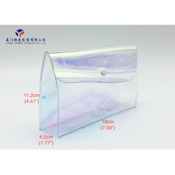 Flexible Transparent Lady Samll Bag Soft PVC Bags For Packing Cosmetic Set