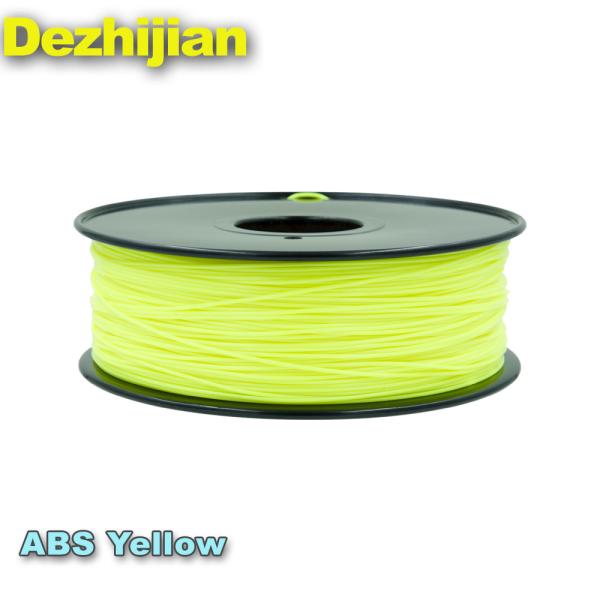 Impressora amarela escura fluorescente material Filament do PLA 3d 1.75mm/3.0mm