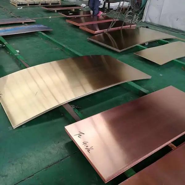 99,9% a pureza 0,5 milímetros de chapa metálica ASTM C10100 C11000 3mm do cobre lustrou a folha de cobre