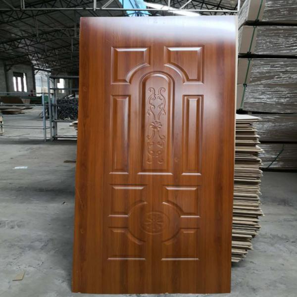 Melamine Mould MDF Door Skin For Interior Design , Durable Front Door Skins