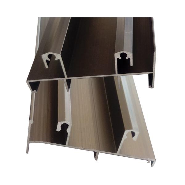 Anodized 6063 Aluminium Door Profiles ISO14001 Listed 0.8-2.0mm Thickness