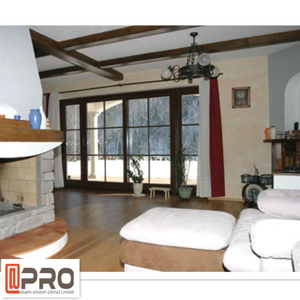 Rainproof Double Glazed Sliding Windows , Aluminium Horizontal Sliding Windows powder coated aluminum sliding window