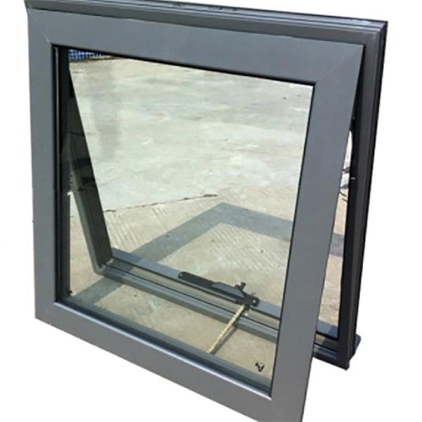 Skate colores personalizados de revestimiento en polvo de aluminio Awning Ventana con superior estanqueidad al agua