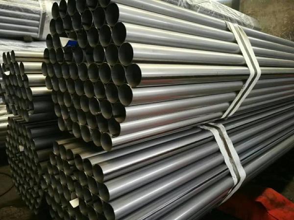 Bright Finish Carbon Steel Welded Pipe , Cold Rolled Polished Ss Tubing