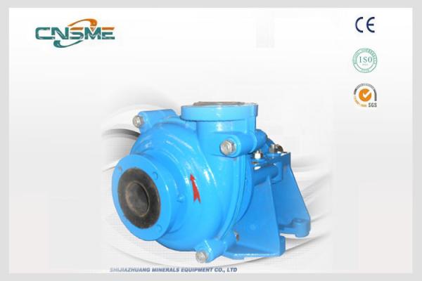 3 / 2  Rubber Lined Slurry Pumps Anti - Corrosion Mining Sand Slurry Pump