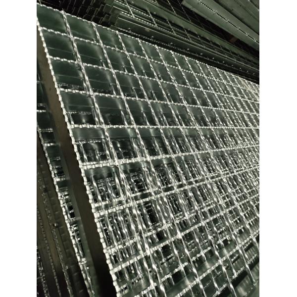 10mm Galvanized Surface Serrated Steel Grating Durable 12mm Flat Bar
