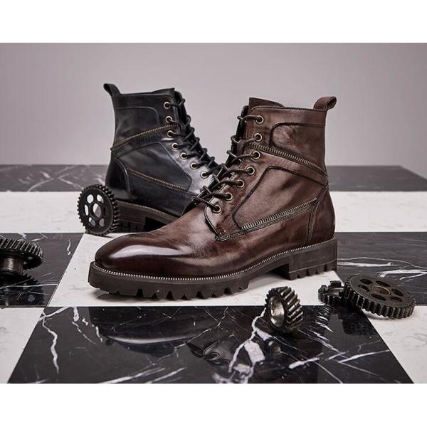 Удобные мужские осенние ботинки дышащие мужские высокие верхние стильные ботинки