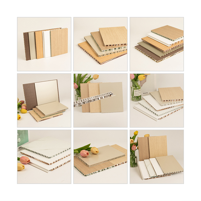 Lightweight Fire Resistant Aluminum Honeycomb Wall Panel for Commercial Buildings