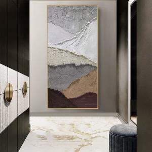 Modern Home Wall Decoration Hand Painted Multi Color Abstract Oil Painting on