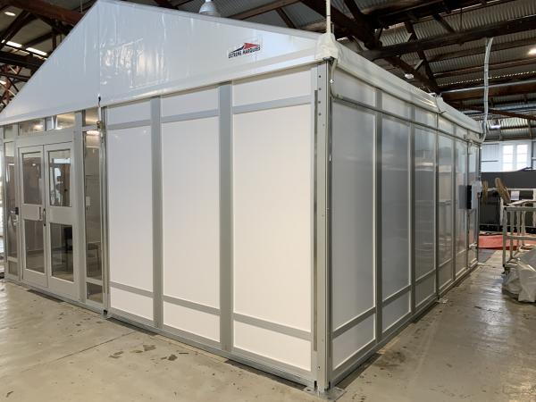 OEM ODM Industrial Storage Tent With High Clearance Eaves For Storing Oversized Machinery
