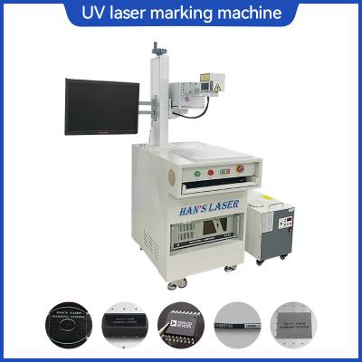 High Precision UV Laser Marker F160 Focal Length 100x100 Marking Range