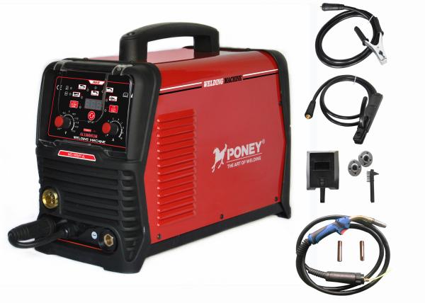 6.0kw Aluminum MIG Welder Single Phase Pulse Mig Welder 43.5x22x32cm