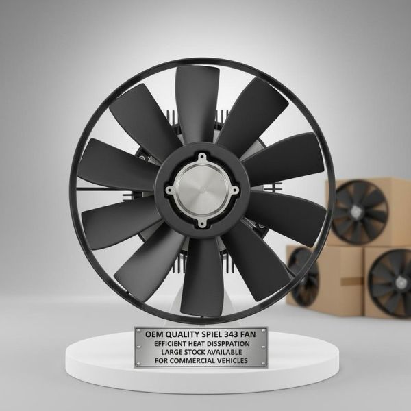 Spal 343 Used Radiator Fan OEM Truck Bus Parts High Grade Steel