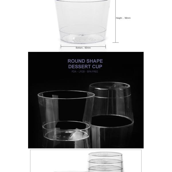 2019 popular disposable plastic fruit salad cup with FDA BPA FREE