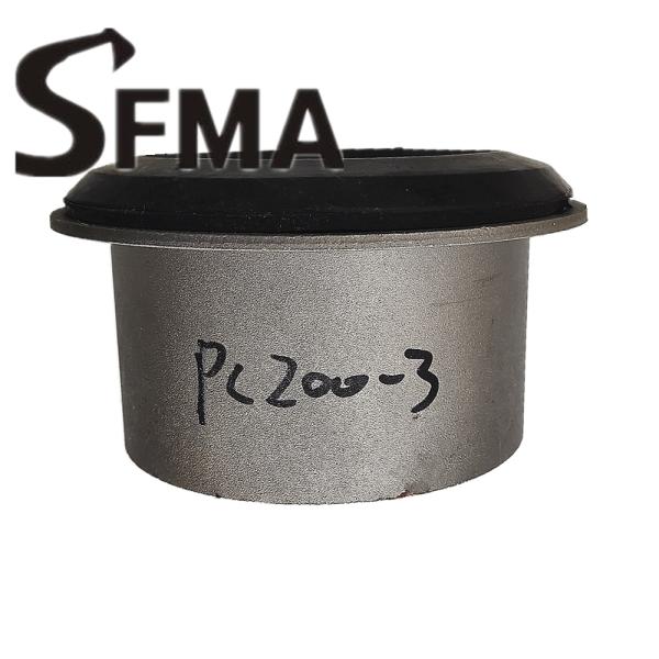 Construction Works Silver Rubber PC200-3 Engine Cushion