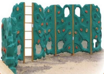 Backyard Rock Climbing Wall , LLDPE Plastic Climbing Gym Anti Corrosion
