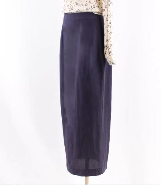 260 Gram Tencel Twill Fabric Size 36 38 40 PFP Womens Black Maxi Skirt