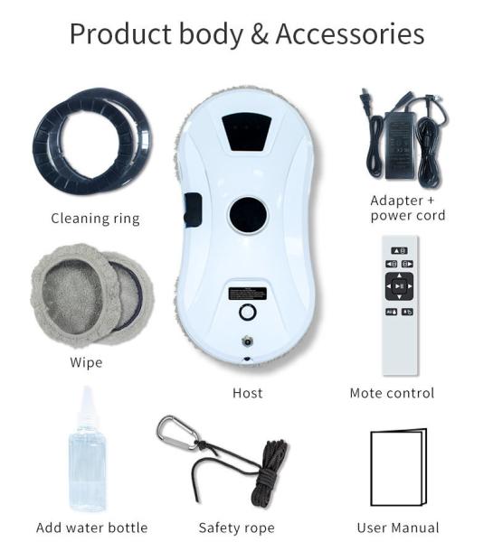 Huidi Panavox HCR-11 Robot de nettoyage de fenêtres pour le ménage