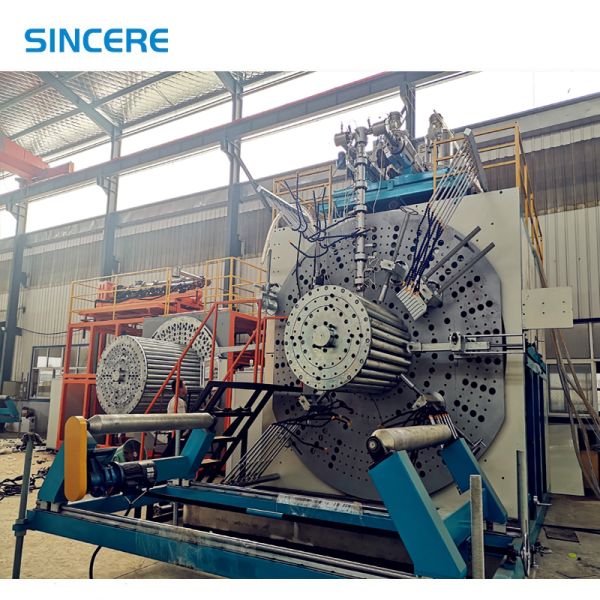 HDPE Hollowness Wall Spiral Pipe Extrusion Line with Inner/Outer Protective Coating Layer