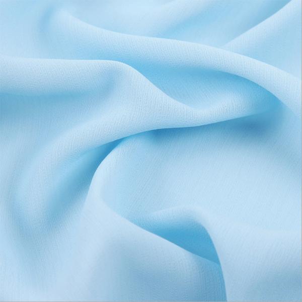 Material chiffon multicolorido do vestido 108gsm da tela 150cm do poliéster da tintura do laço do crepe