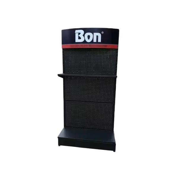 Heavy Duty Grocery Store Display Racks Trade Shows Powder Coated Wall Mount Gondola Shelving
