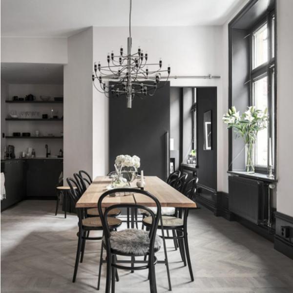 E14 Plated Chrome Branch Pendant Light Hardware Plating