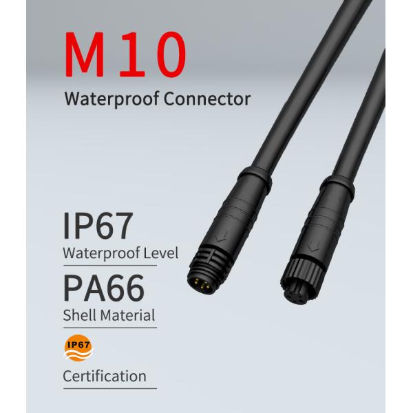 2 соединитель Pin 5.0mm Pin 2+3 M10 для на открытом воздухе освещения