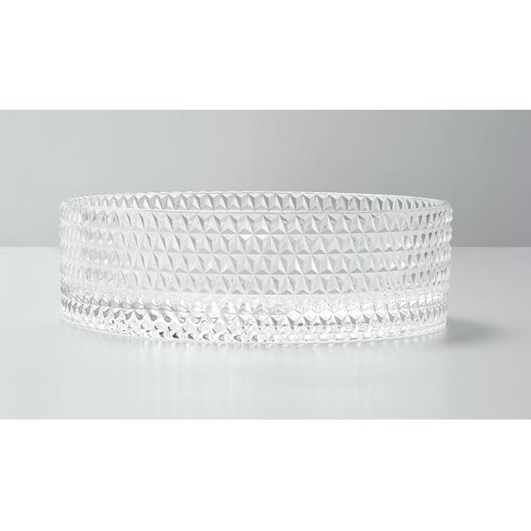 рука столешницы 12mm моет таз шар таза раковины Bathroom круга Кристл 15,5 дюймов прозрачный