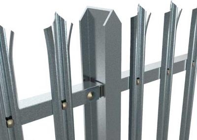 Material das portas Q235 do jardim 1,8 M 2,4 M 3M Palisade Fencing And