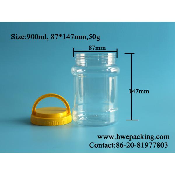 Прозрачная утечка 30oz 900ml придает непроницаемость пластиковые опарникы для печенья шутихи помадок сухого