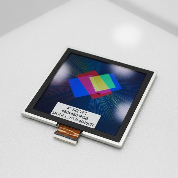 4 Inch Square TFT LCD Display with 480x480 Resolution and RGB Standard Interface