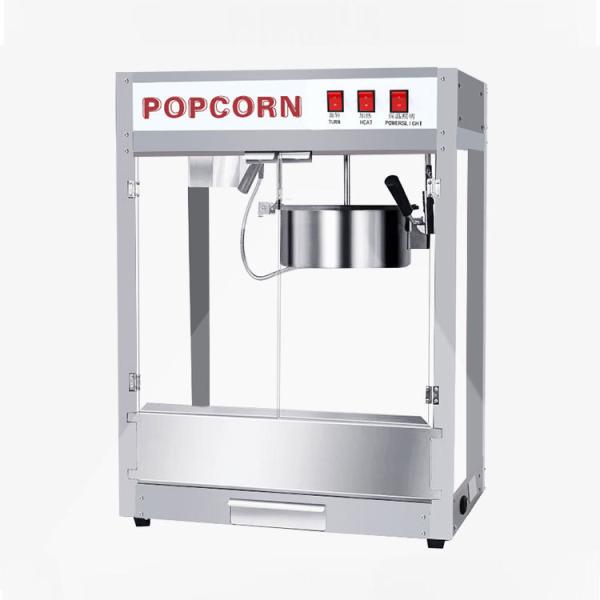 Fast and Easy Popcorn Production with Quick-Heat Technology Stainless Steel Machine